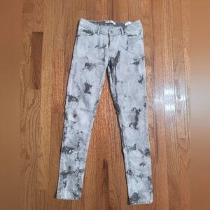 3/$10⭐Levi's 710 Super Skinny Jeans, Girls 16, Waist 26xlength 28, Gray/White